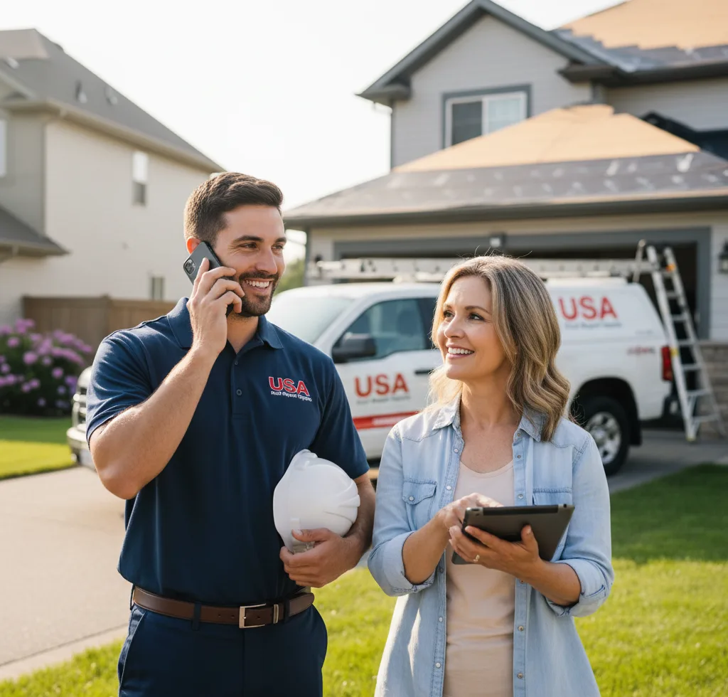 USA Roof Repair Experts customer support in Bitely
